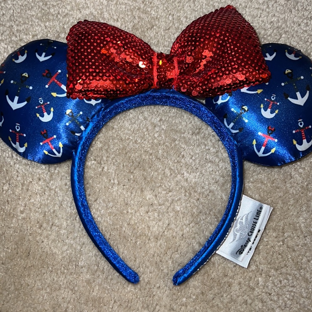 Disney Cruise Line 2019 Characters Ahoy Collection Minnie Mouse Ear Headband
